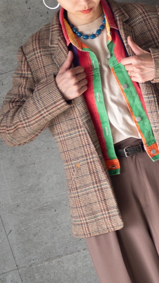 "College Town" 1970s Tweed jacket