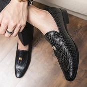 tassel leather shoes 00383
