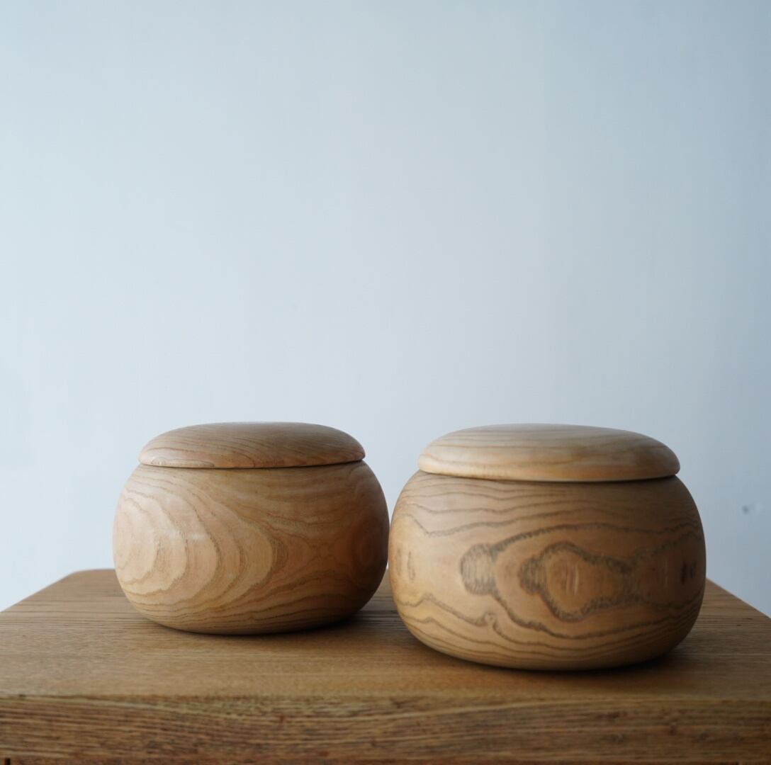 木の小物入れ 2個セット