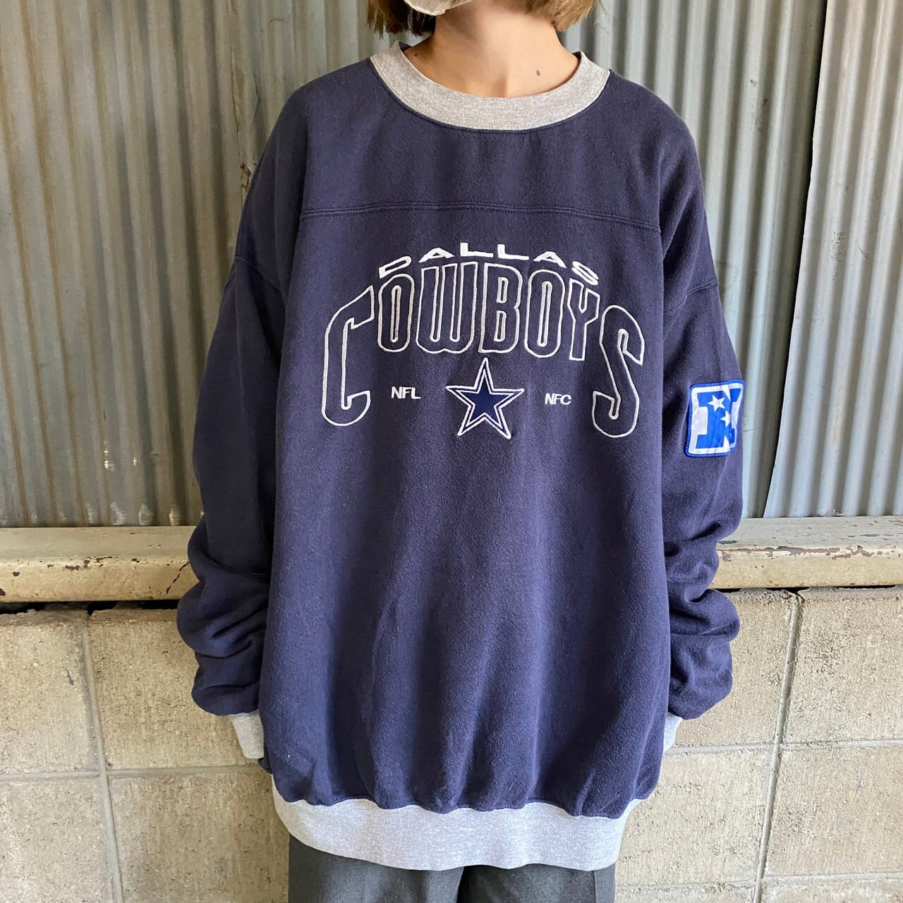 ビッグサイズ 90年代 NFL ダラス・カウボーイズ チームロゴ刺繍 