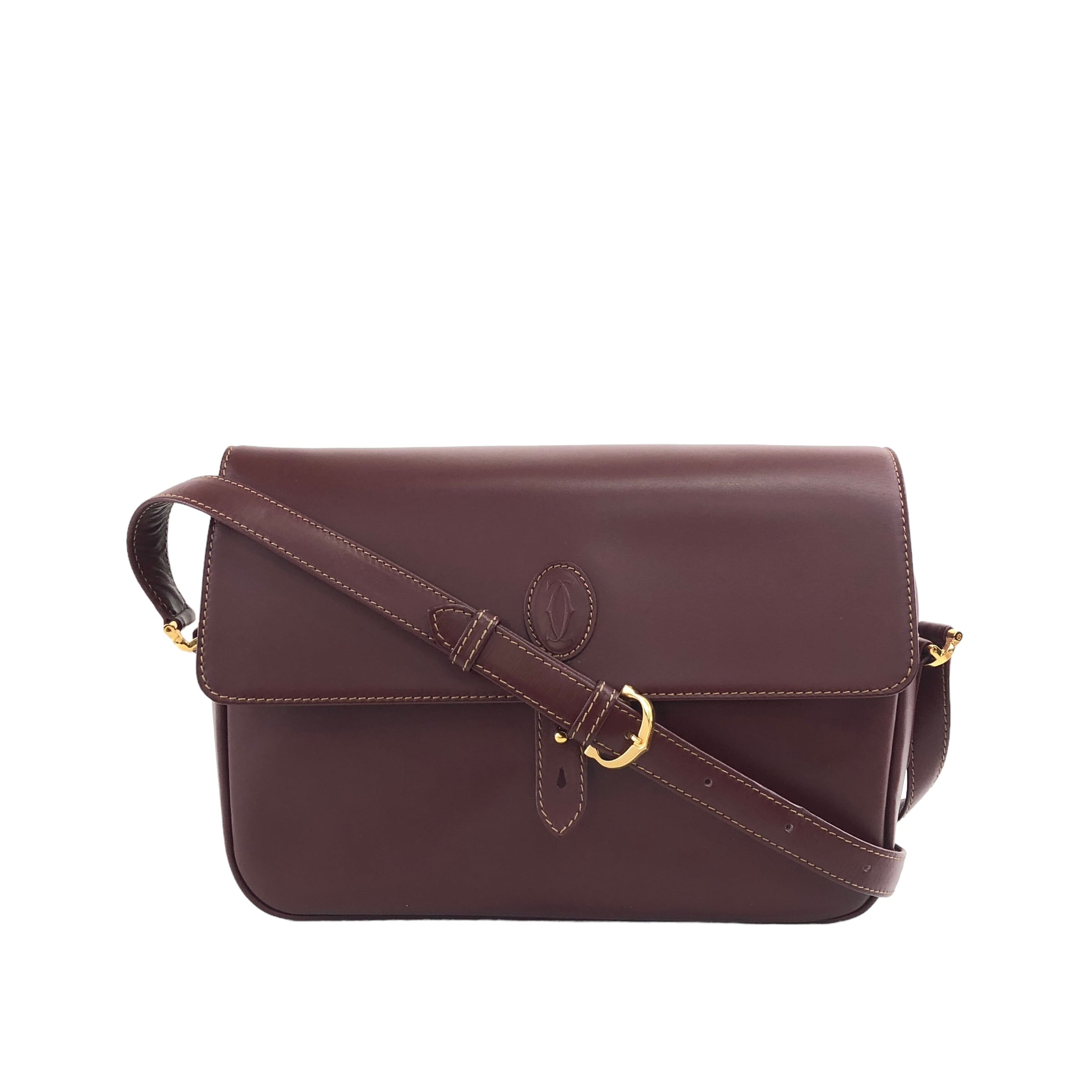 Cartier カルティエ マストライン ショルダーバッグ ボルドー Cartier カルティエ マストライン ショルダーバッグ ボルドー