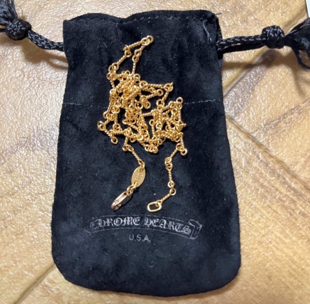 CHROME HEARTS クロムハーツ Twist Chain 22K ツイストチェーン 