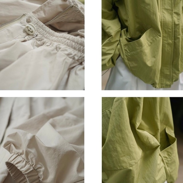 gathered loose blouson　10262