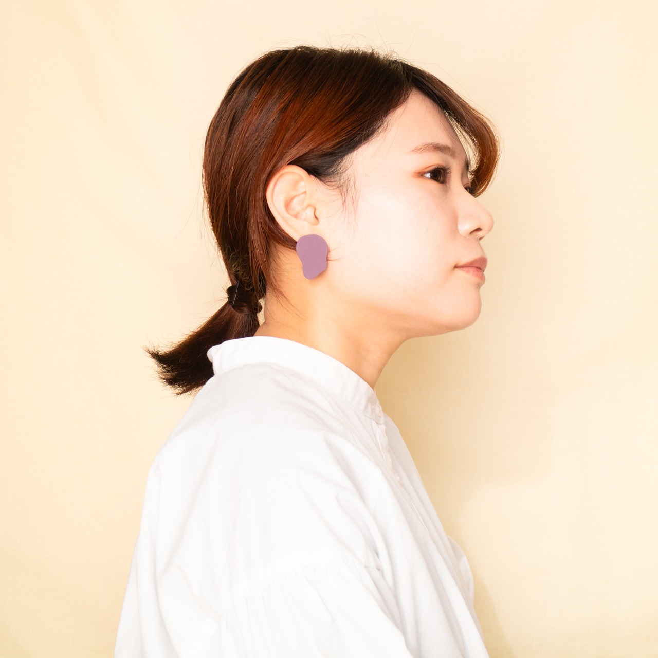 enogu -basic- grayish_purple 【ピアス／イヤリング】