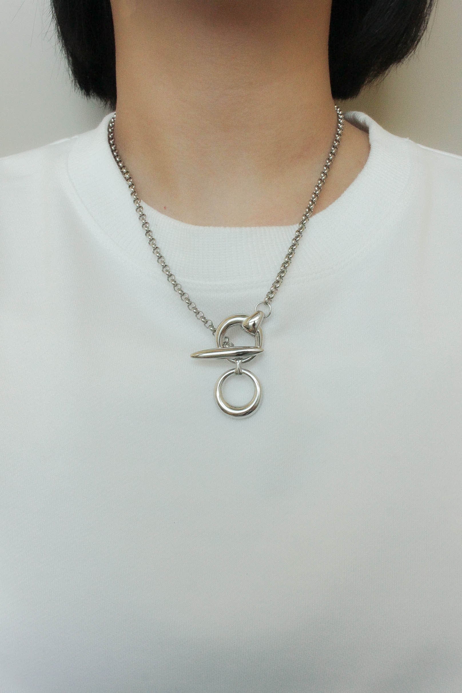 Multi Double Mantle Necklace | 金属アレルギー対応のアクセサリー ebine