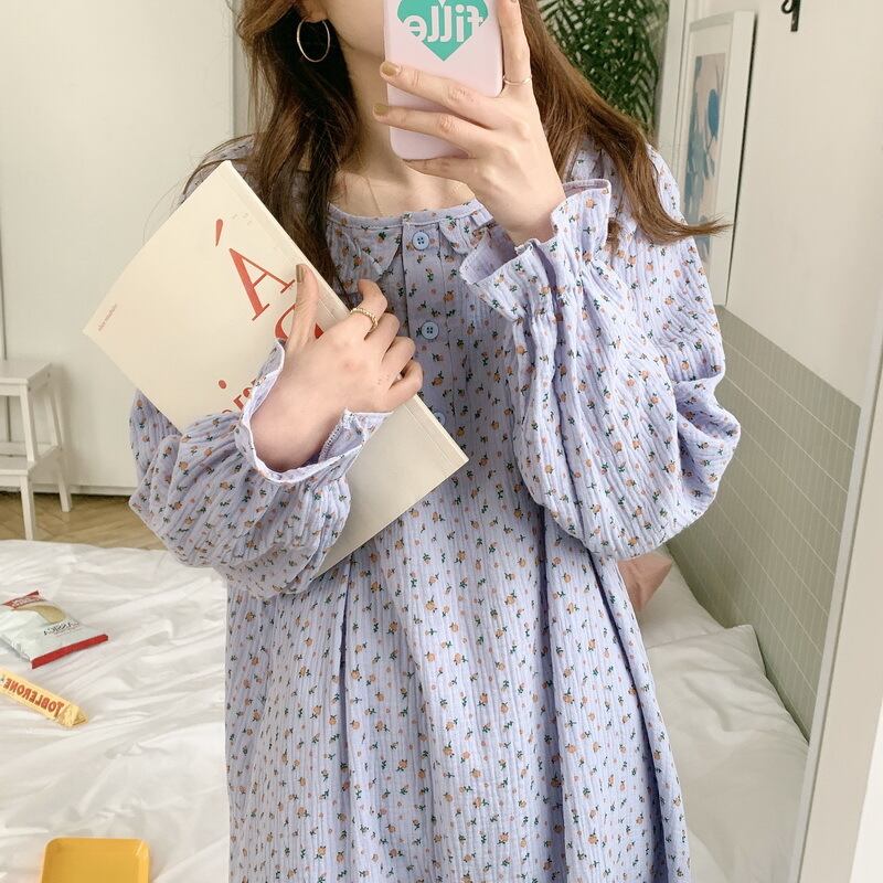 スタイルフローラルドレス スプリングオータム ロング コットン 春物 秋物 花柄 萌量不足67456161705