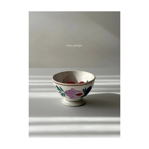 vintage french Café au Lait Bowl / 手描きの大きなカフェオレボウル