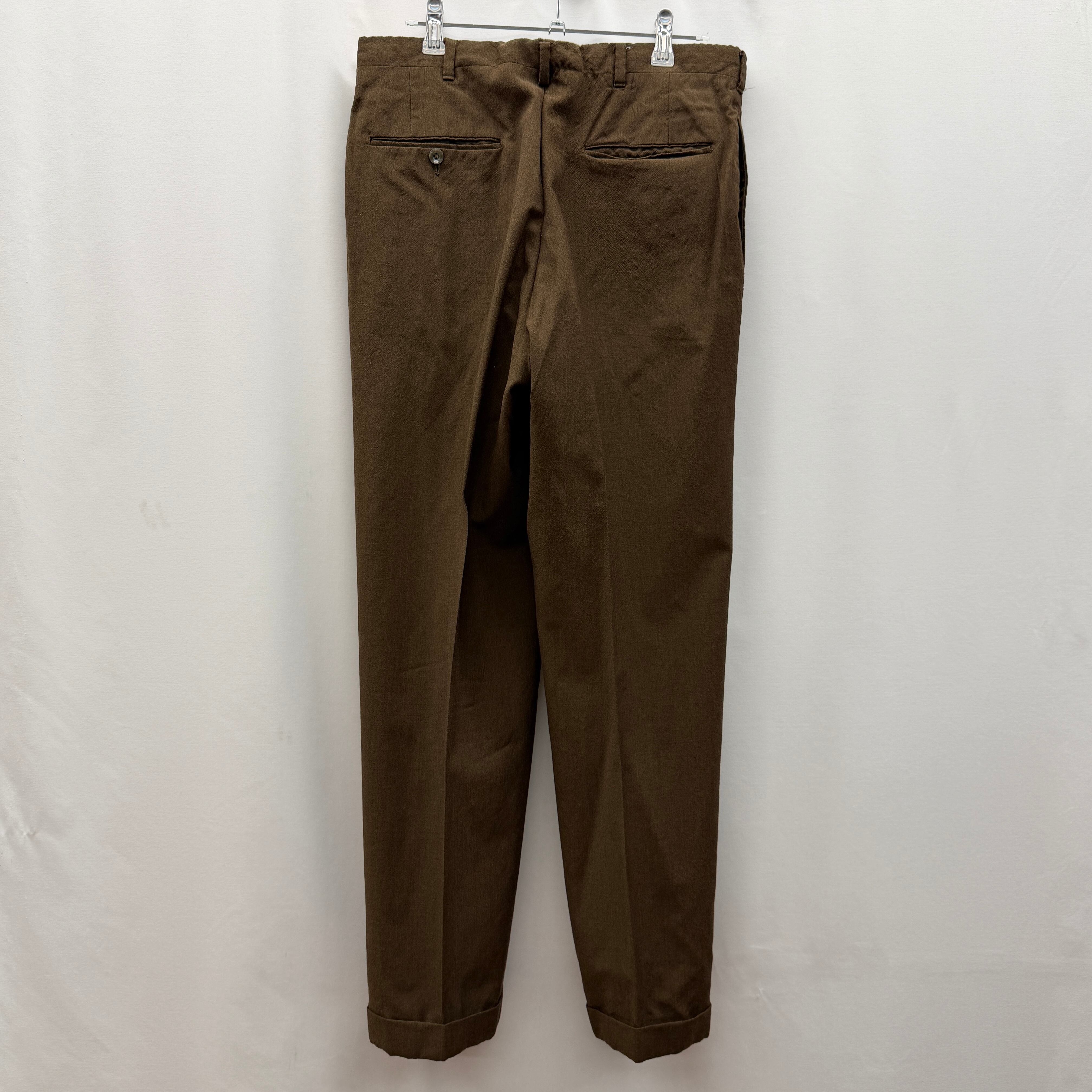 ヴィンテージスラックス 古着 希少 VINTAGE】70-80s VINTAGE SLACKS ヴィンテージスラックス ブラウン
