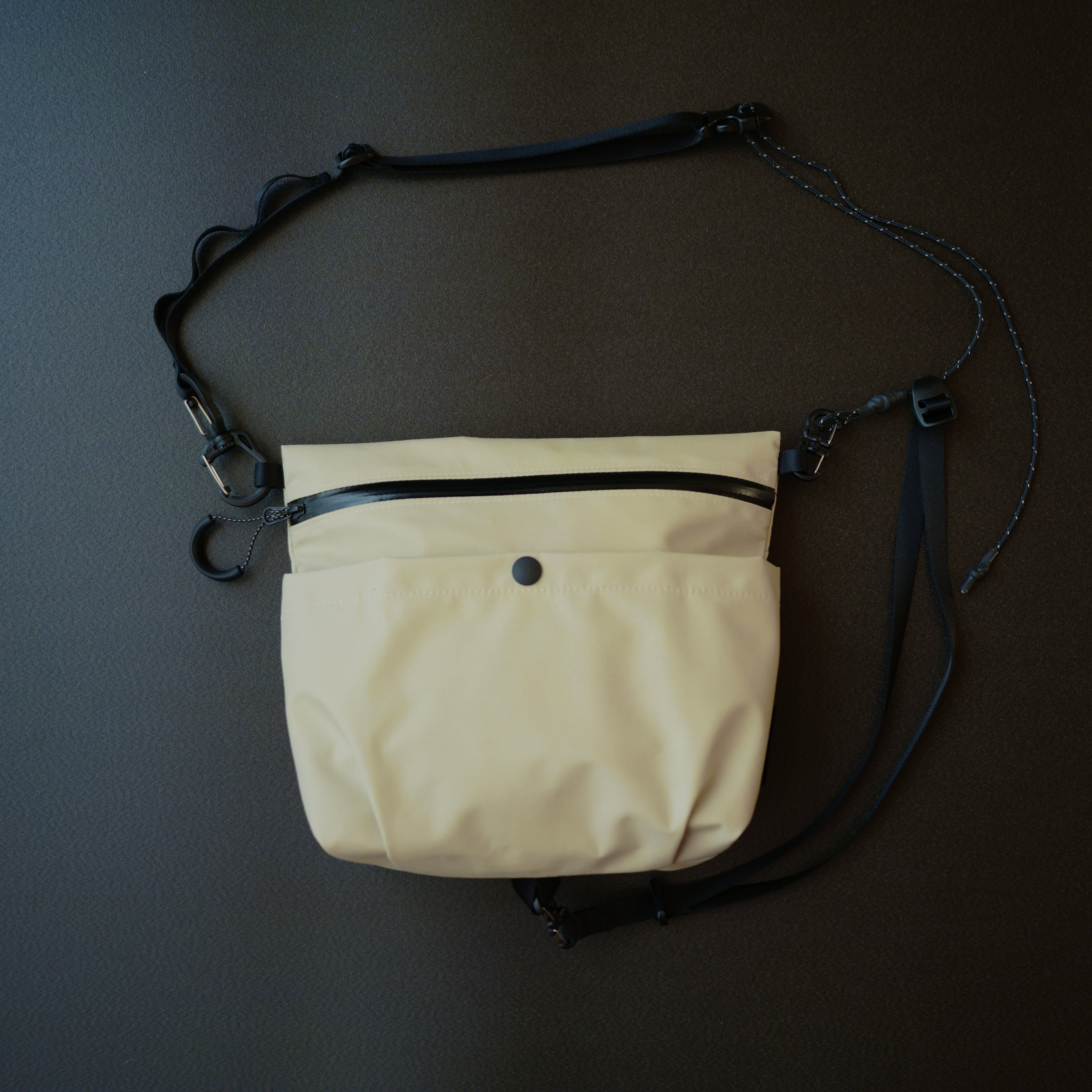 sacoche × SACOCHE / highcount OX 3layer Beige × cordura ripstop Beige