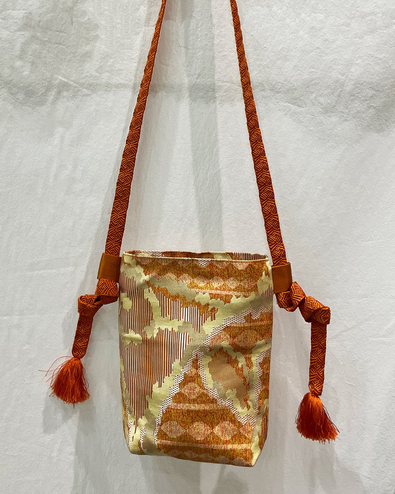 WAGARA obi sacoche / 和柄 帯 サコッシュ | HARUNA Kimono Re Clothes