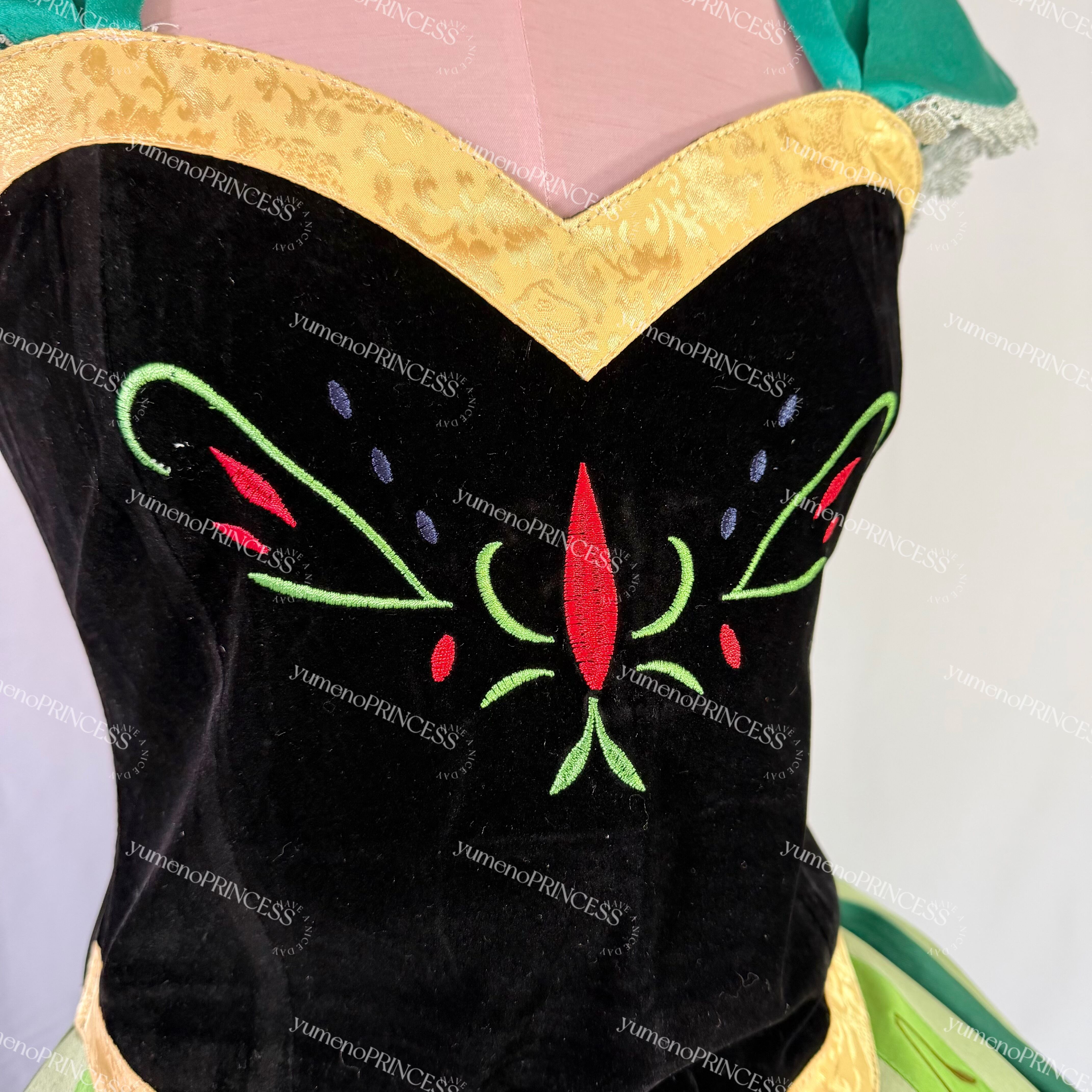dハロ アナ雪 載冠式ドレス オーダーメイド衣装 | yumenoPRINCESS