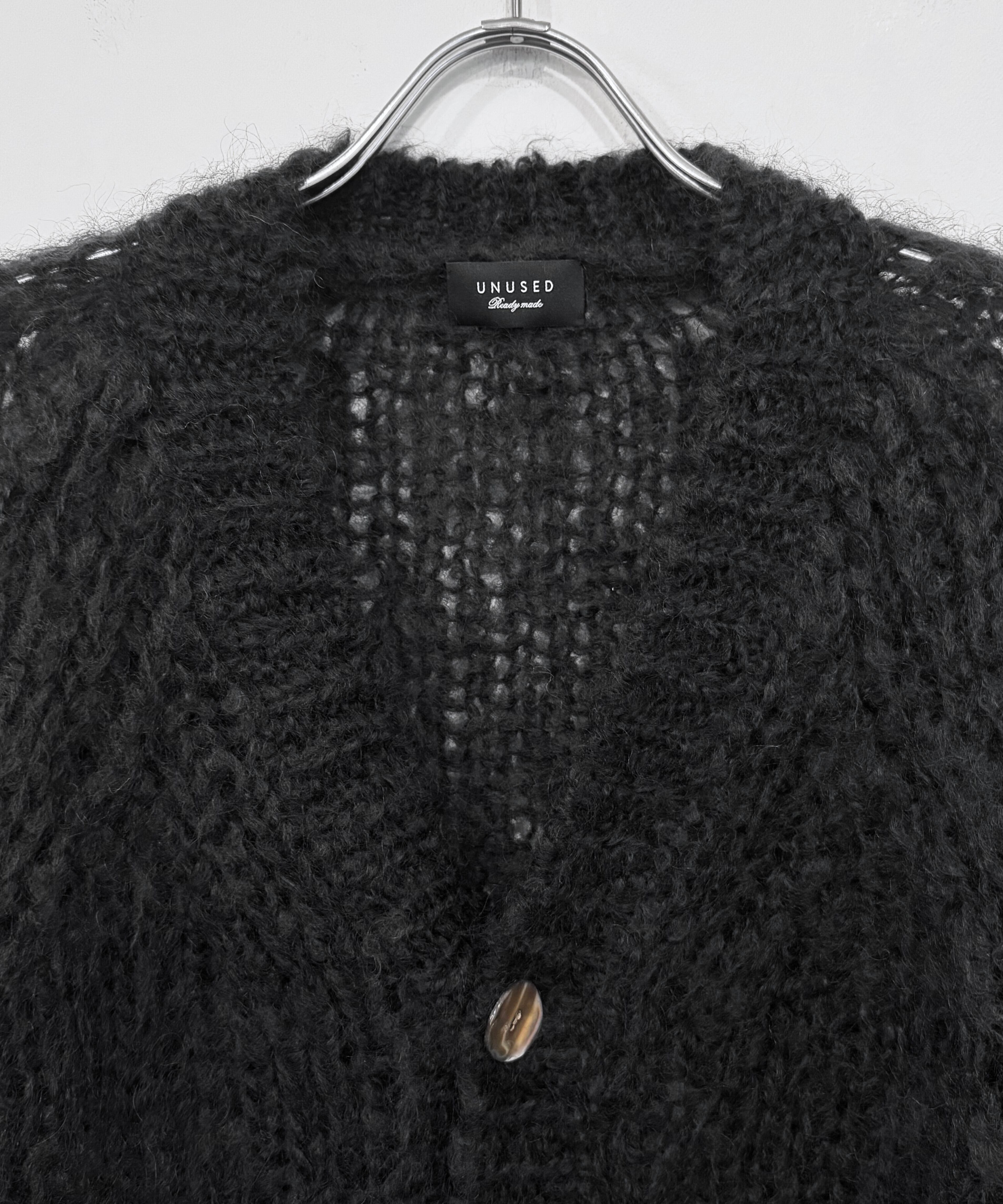 UNUSED / US2519 MOHAIR CARDIGAN (BLACK) | AfterSchool (アフター