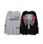 Heart & Bones リブニット