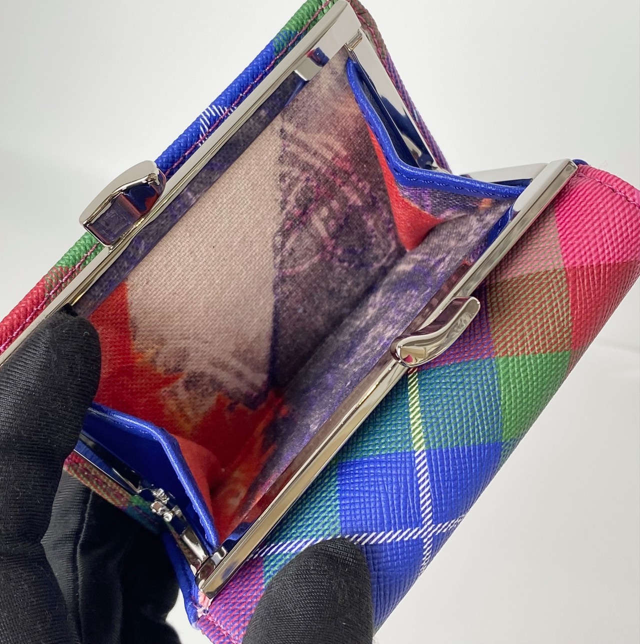 ヴィヴィアン・ウェストウッド 三つ折り 財布 5115002NW-SAFF PRINT/CAN TAR/G301