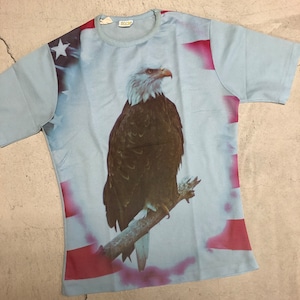⊕⊕ ELY EAGLE PHOTO POLY T-SHIRT "MADE IN USA"