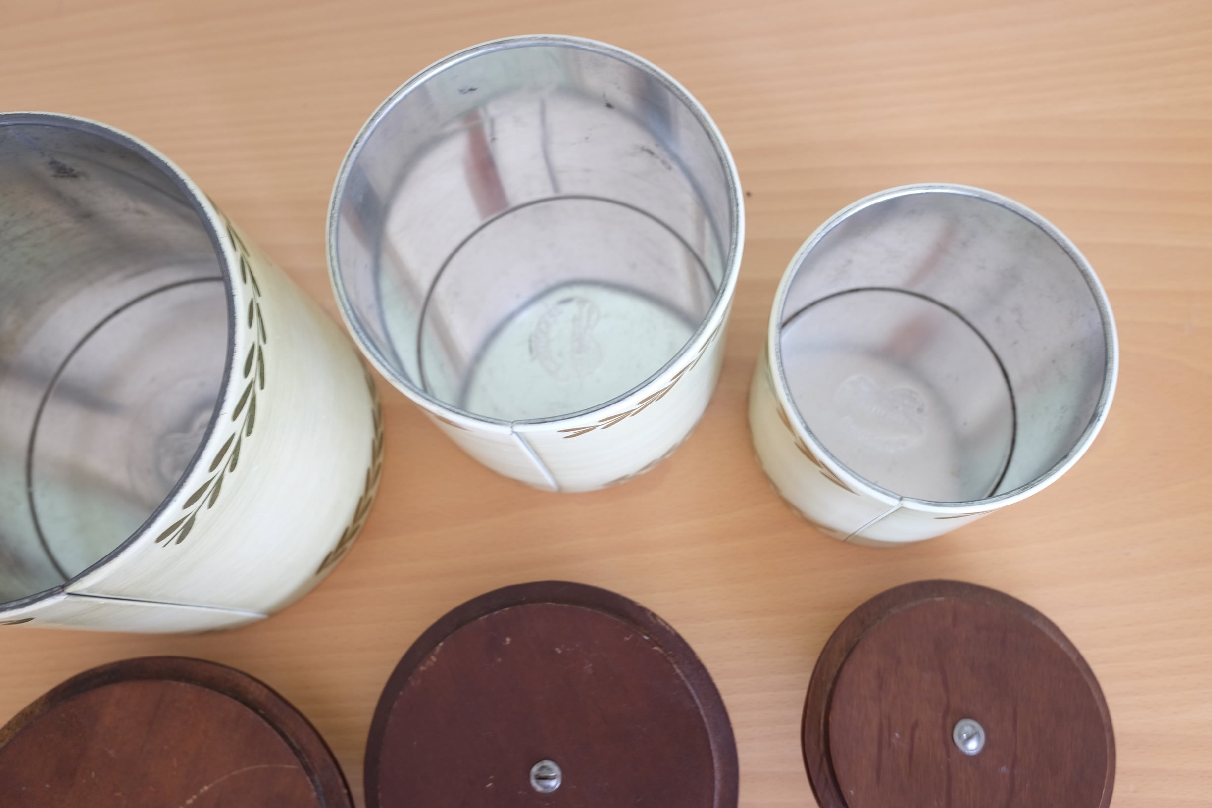 ランズバーグ　Ransburg アンティークキャニスター 缶 ランズバーグ Ransburg アンティークキャニスター 缶