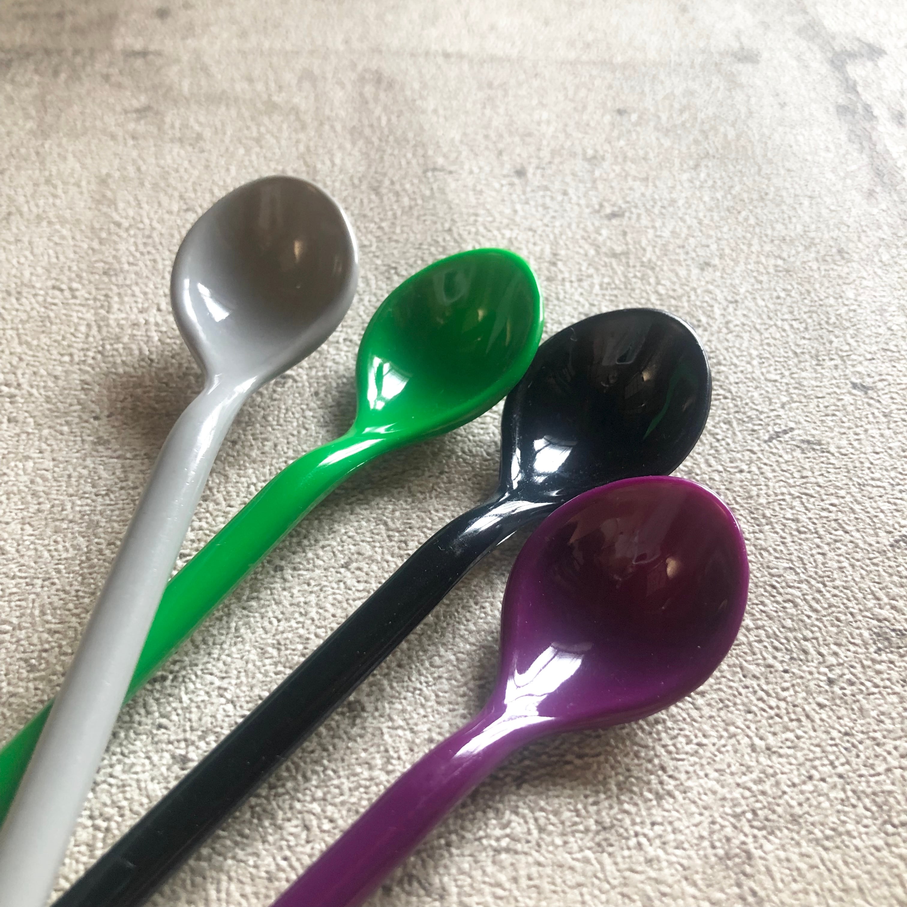 市場 メラミン樹脂 メラミンスプーン ロングスプーン 安心素材 普段使い 離乳食用スプーンにもなる アソート6本セット Rice パーティー用 お友達遊びに来た時用