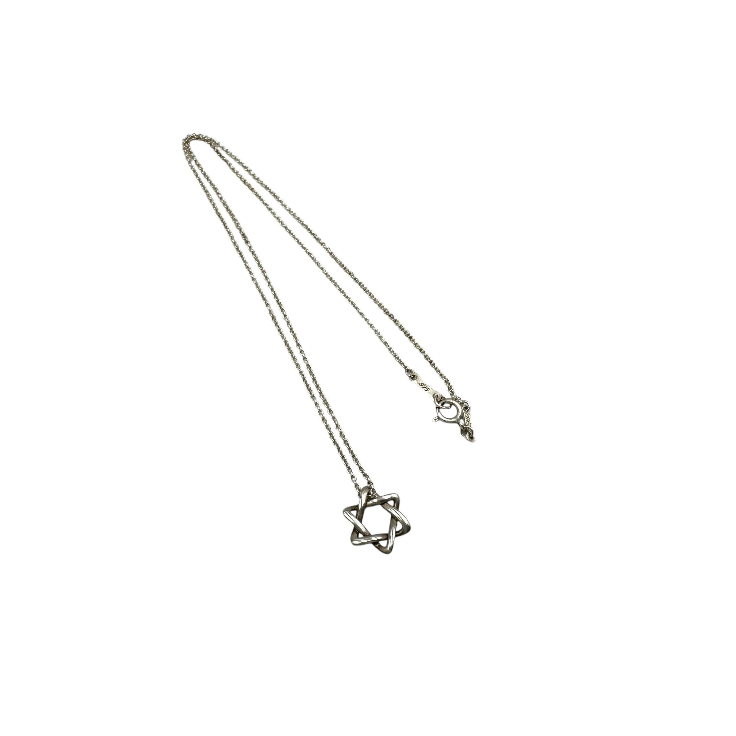 TIFFANY & Co. ティファニー スターオブダビデ ネックレス 17988
