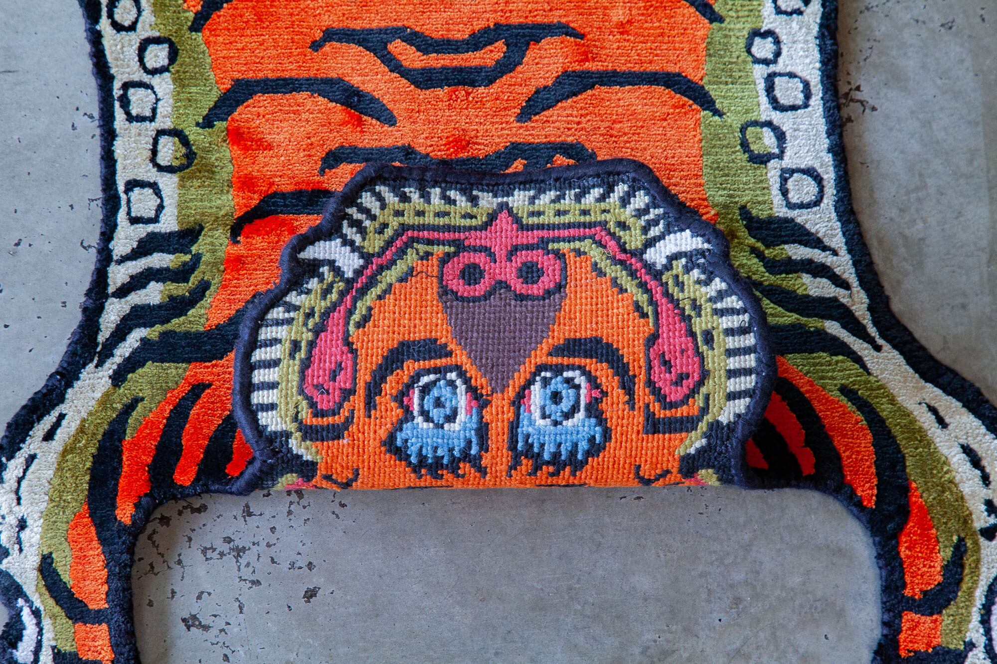 Tibetan Tiger Rug 《XSサイズ・シルク015》チベタンタイガーラグ