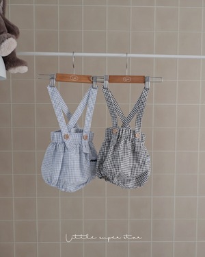 〈即納〉gingham sus bloomer