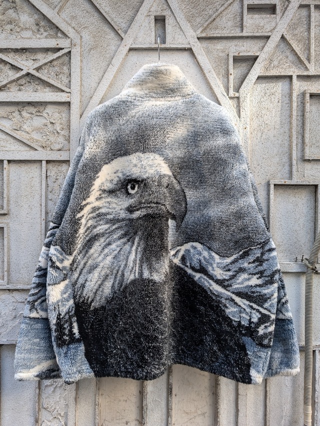 "BLACK MOUNTAIN" fleece jacket / made in USA