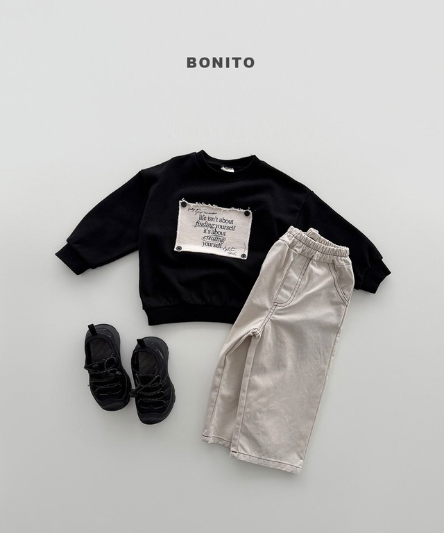 【即納】BONITO / ［kids size］Remember button mtm
