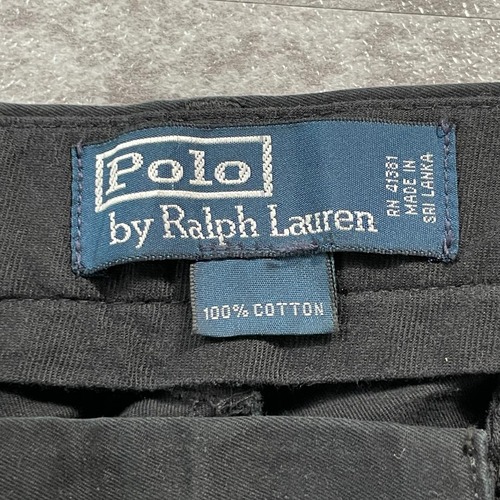 00s Polo by Ralph Lauren 35/30 ブラックスラックス 詳細写真2