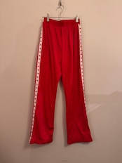 1980's レトロレッドスタージャージパンツ