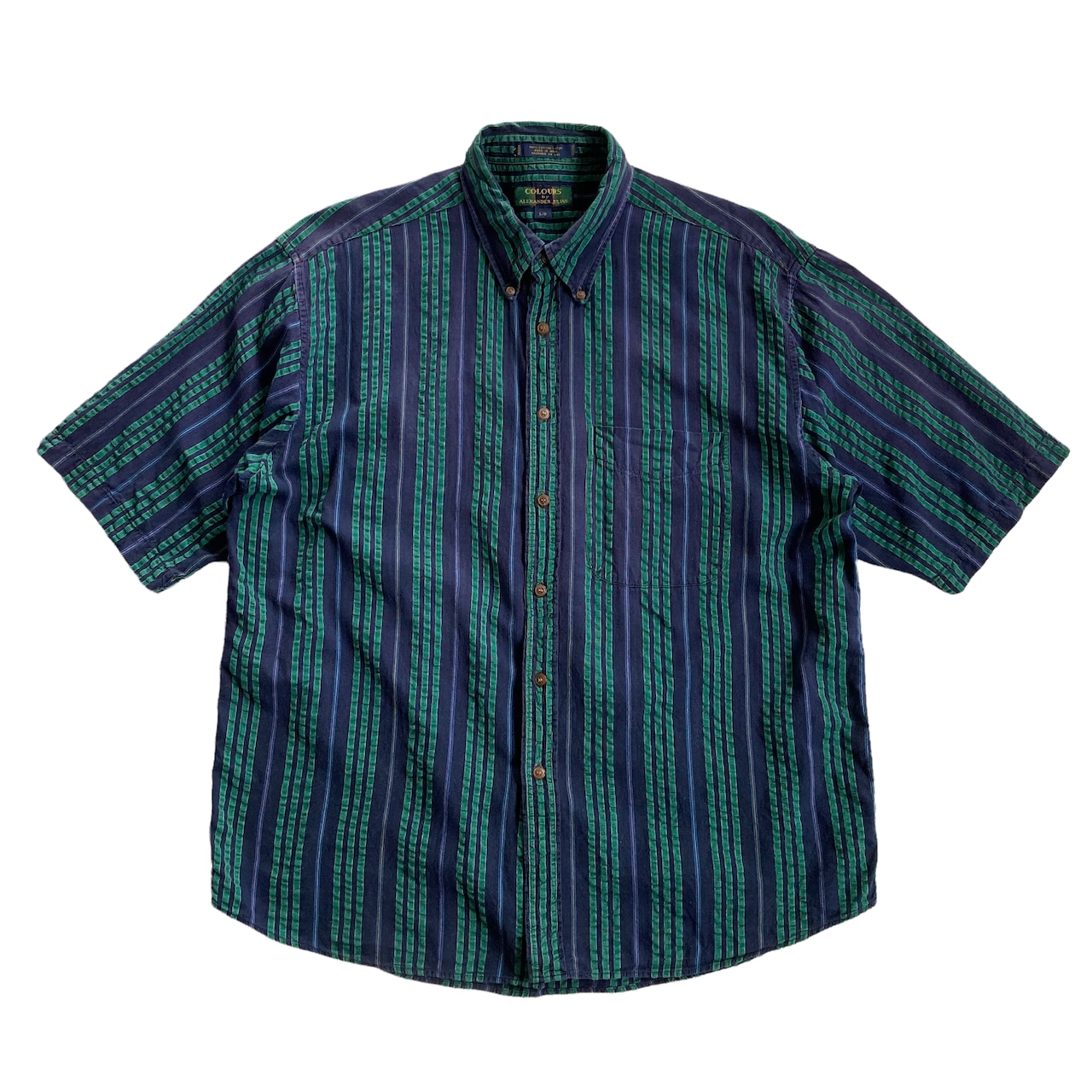 【激レア】ennerrre マルチカラー GK長袖シャツ 90s b834aa21be46093f0e7e0a94dc56b5