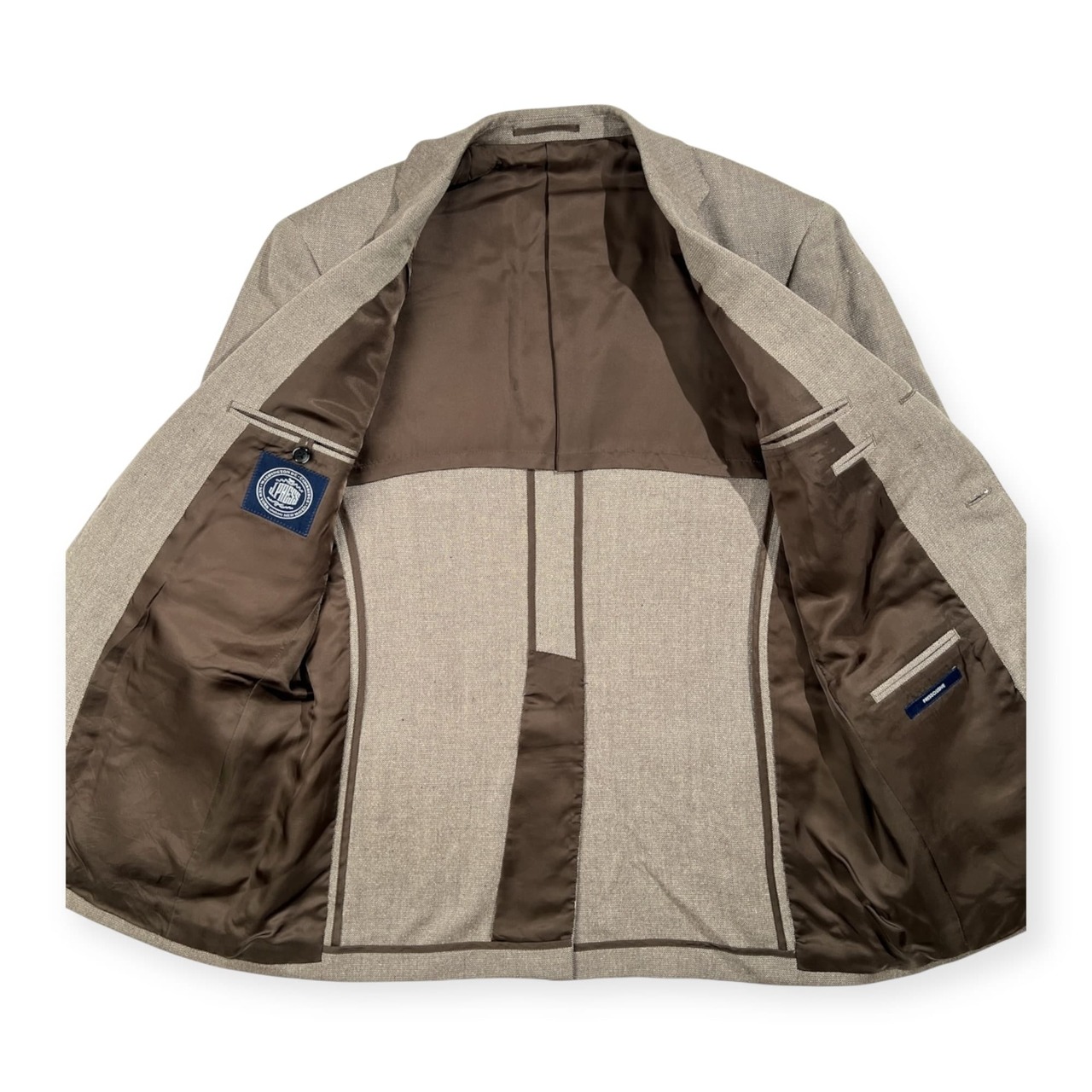 J.PRESS ジェイプレス シルク&リネン混 段返3B テーラードジャケット ブレザー サイズ 98-90-180 AB7 /メンズ/オンワード樫山