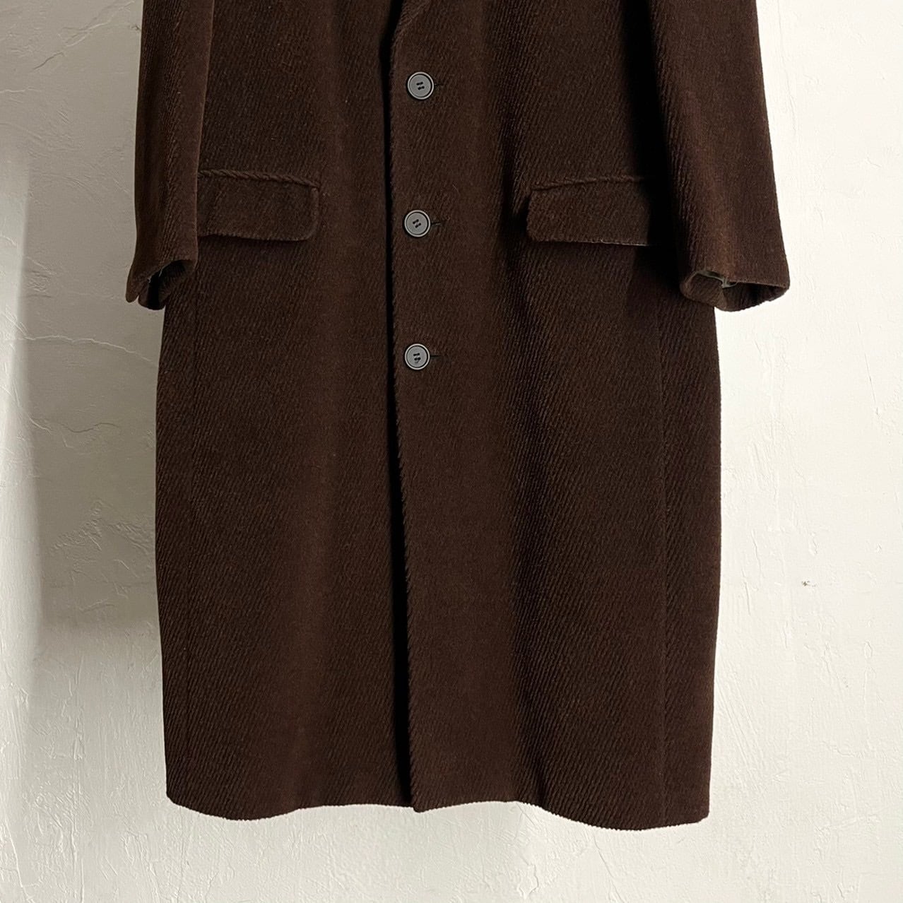 90s GIORGIO ARMANI Alpaca Wool Long Coat ITALY製 | VOLAR
