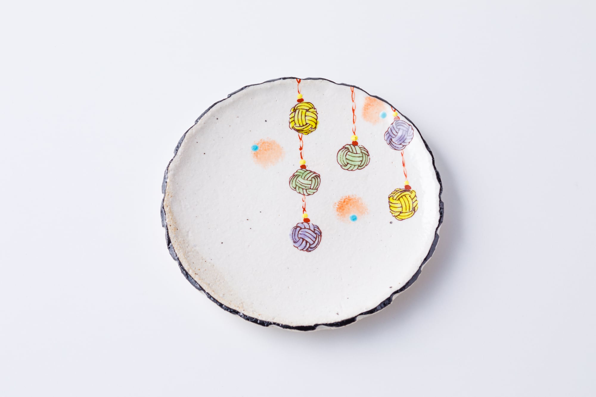 豆皿5枚セット 水引-結- | 虚空蔵窯｜石川県能美市の九谷焼の窯元