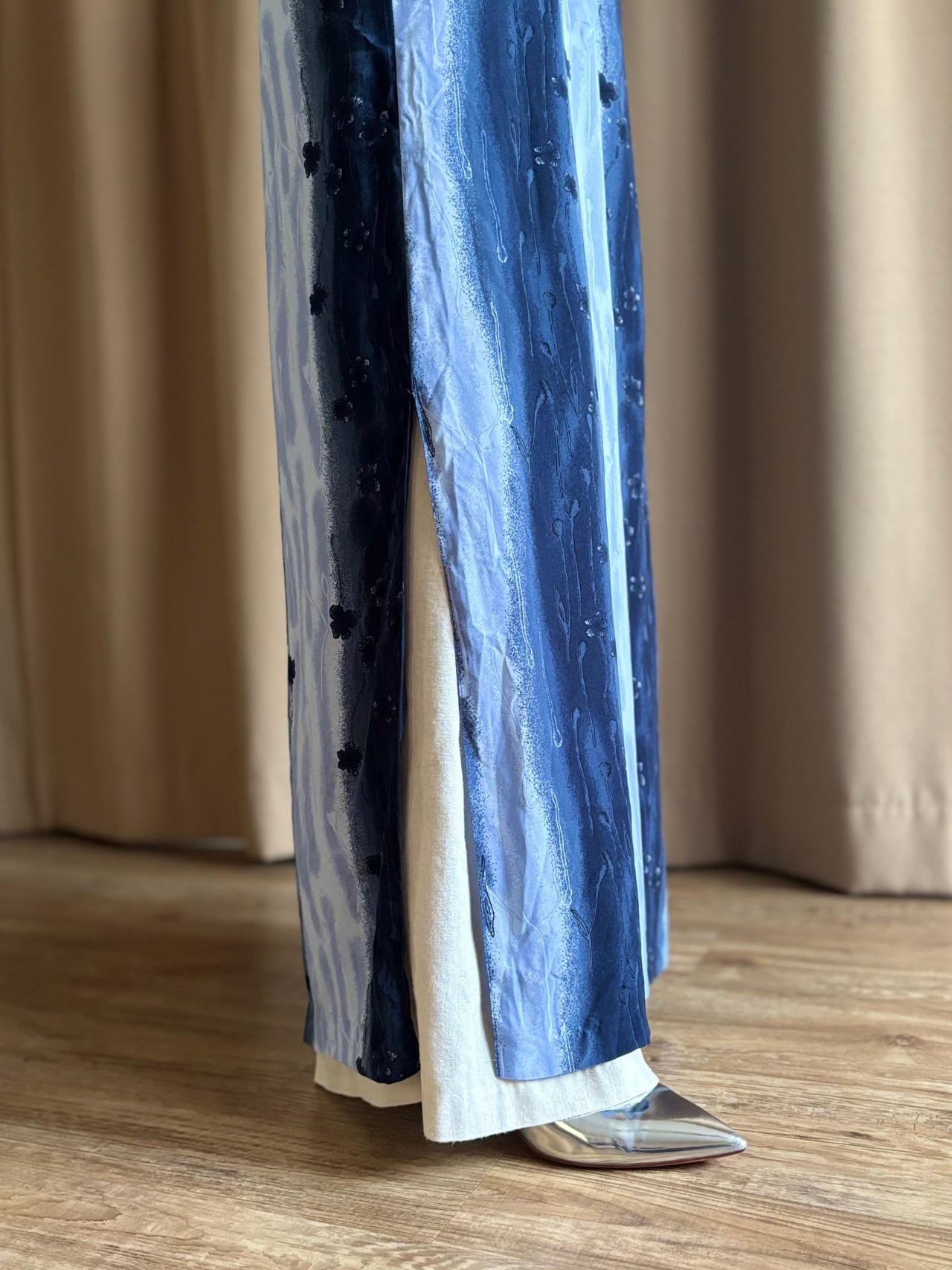 FAIR Line import long dress-4811-7