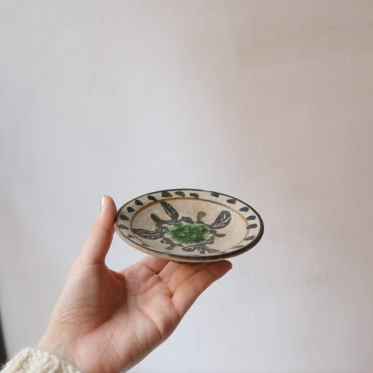 ガラスだまりの小皿