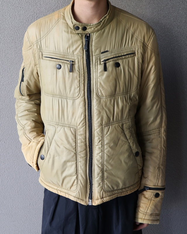 check double long coat