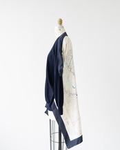 〈CÉLINE by phoebe philo〉Scarf-detail knit top