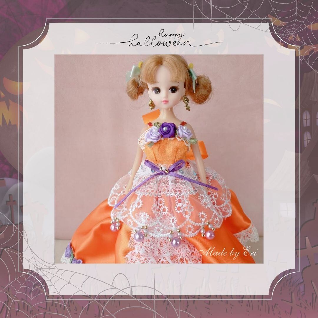 ハロウィンシリーズ】黒とエンジ色のレースドレス | リカコス（リカ