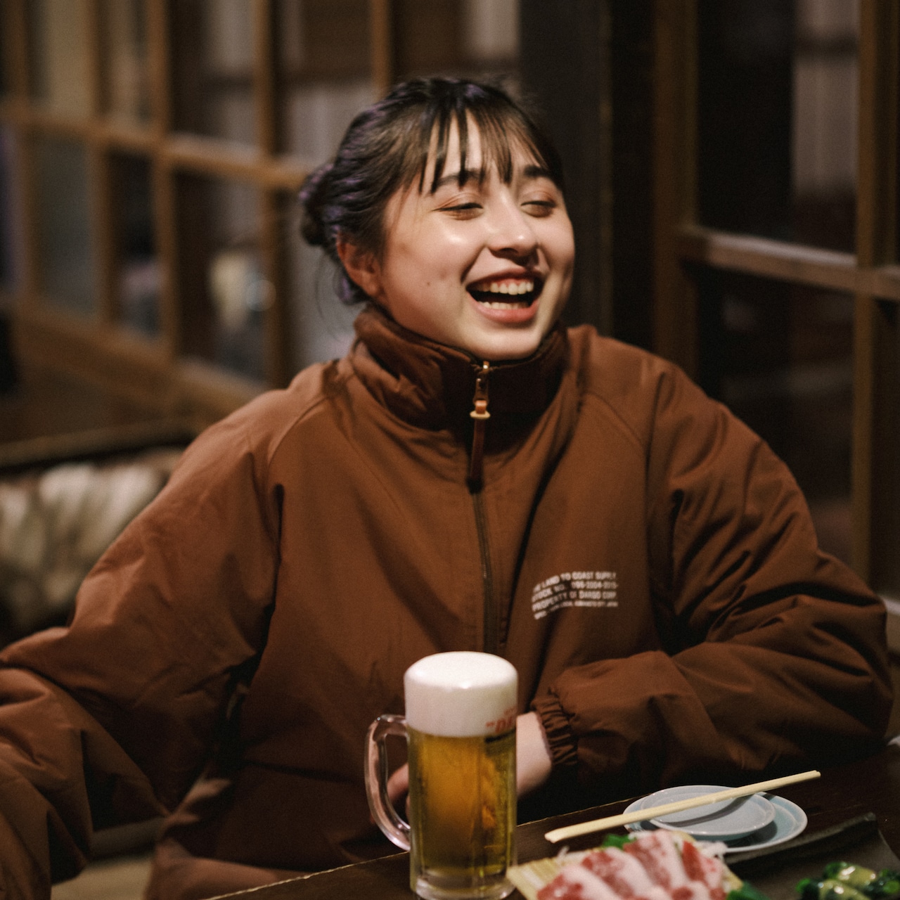 再発売【12/13(土)】【DARGO】 "NYLON & BOA" Reversible Jackets(CINNAMON BROWN)