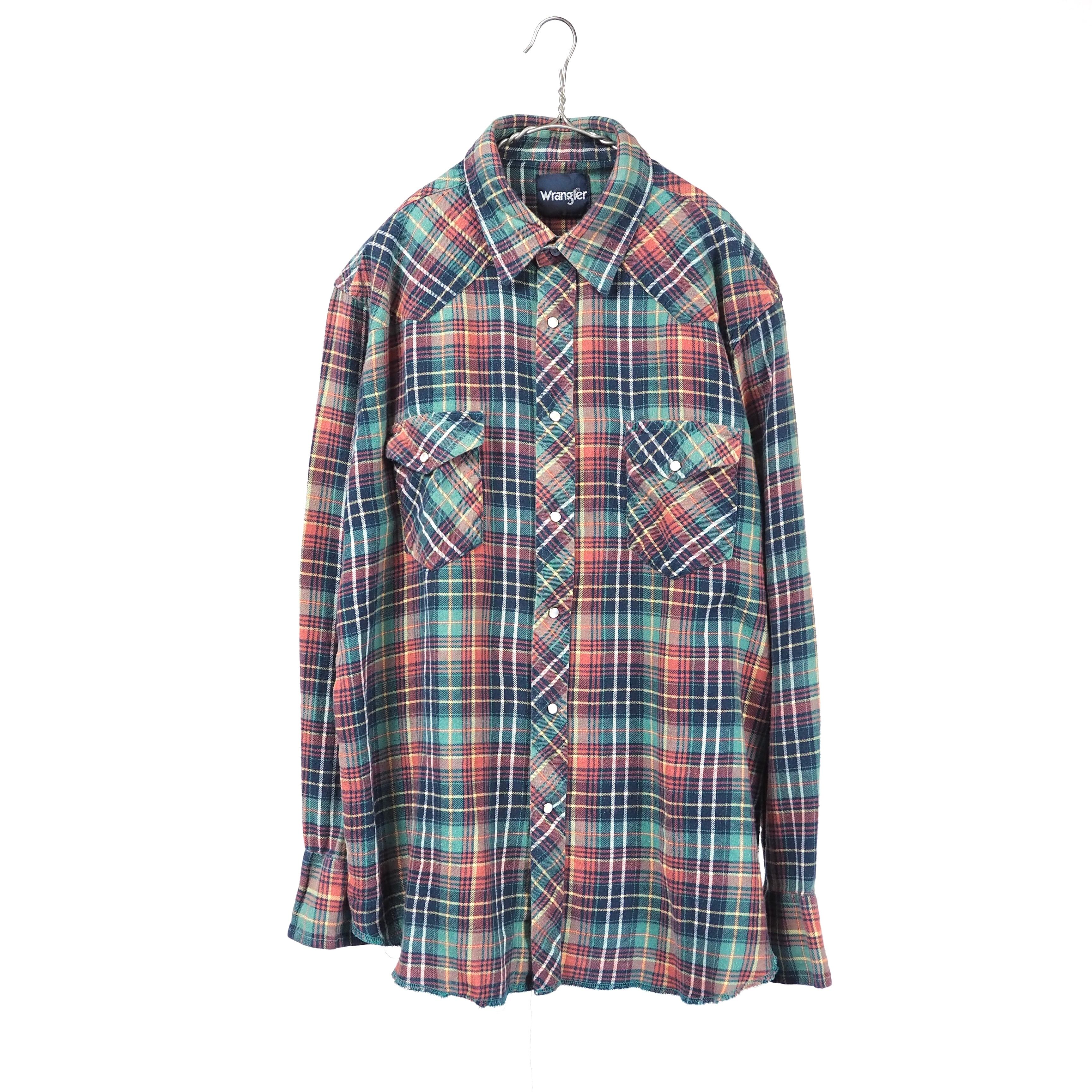 Wrangler flannel western shirt L