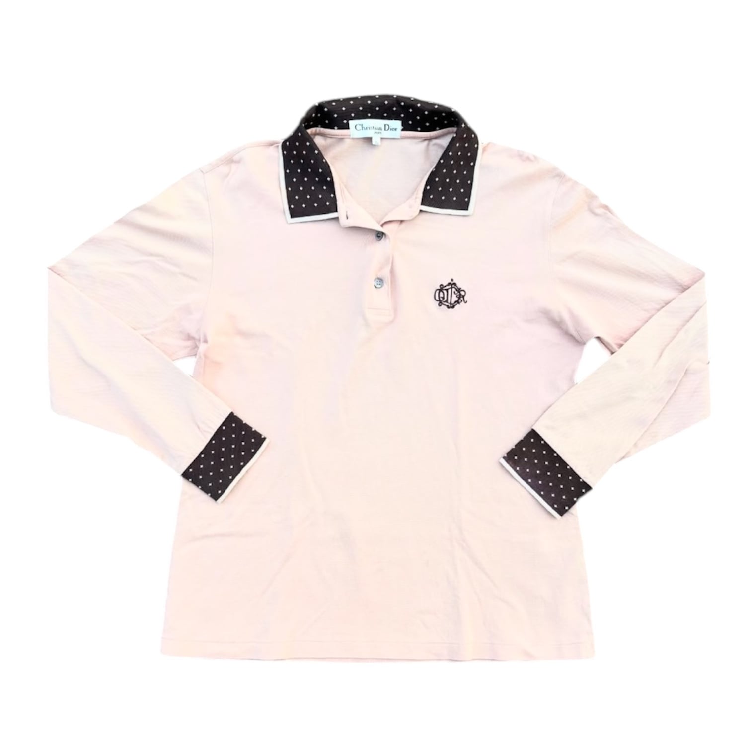 Vintage Christian Dior sports polo shirt S size | nawona