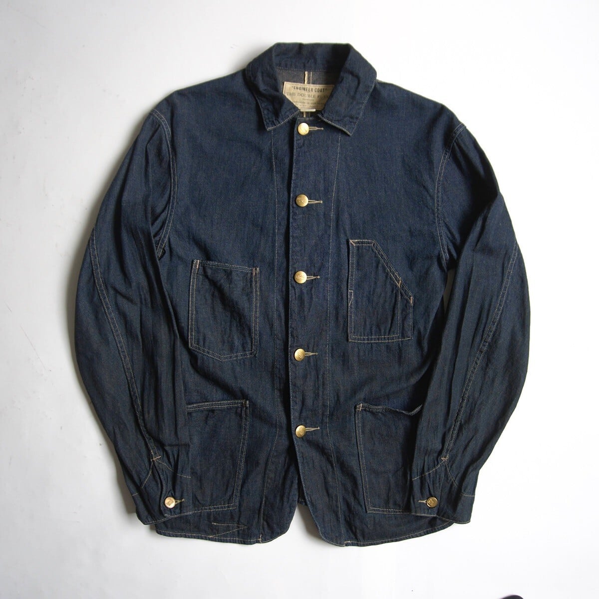 【名作】RRL【DENIM COVERALL】S デニム カバーオール ジャケット ダブルアールエル 26031022 名作】RRL【DENIM COVERALL】S デニム カバーオール ジャケット ダブル