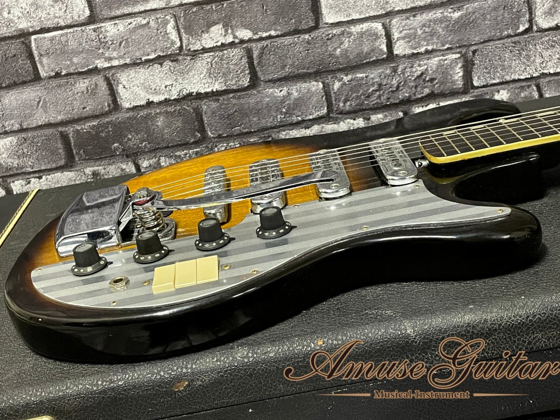 Teisco WG-3L 1966製【2 TONE SUNBURST】~Stripe Pickguard~ 3.62kg 