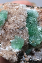 グリーンアポフィライト × スティルバイト 「自由な木々」Green Apophyllite with Stilbite ◇ 天然石・鉱物・パワーストーン・原石 | st00395