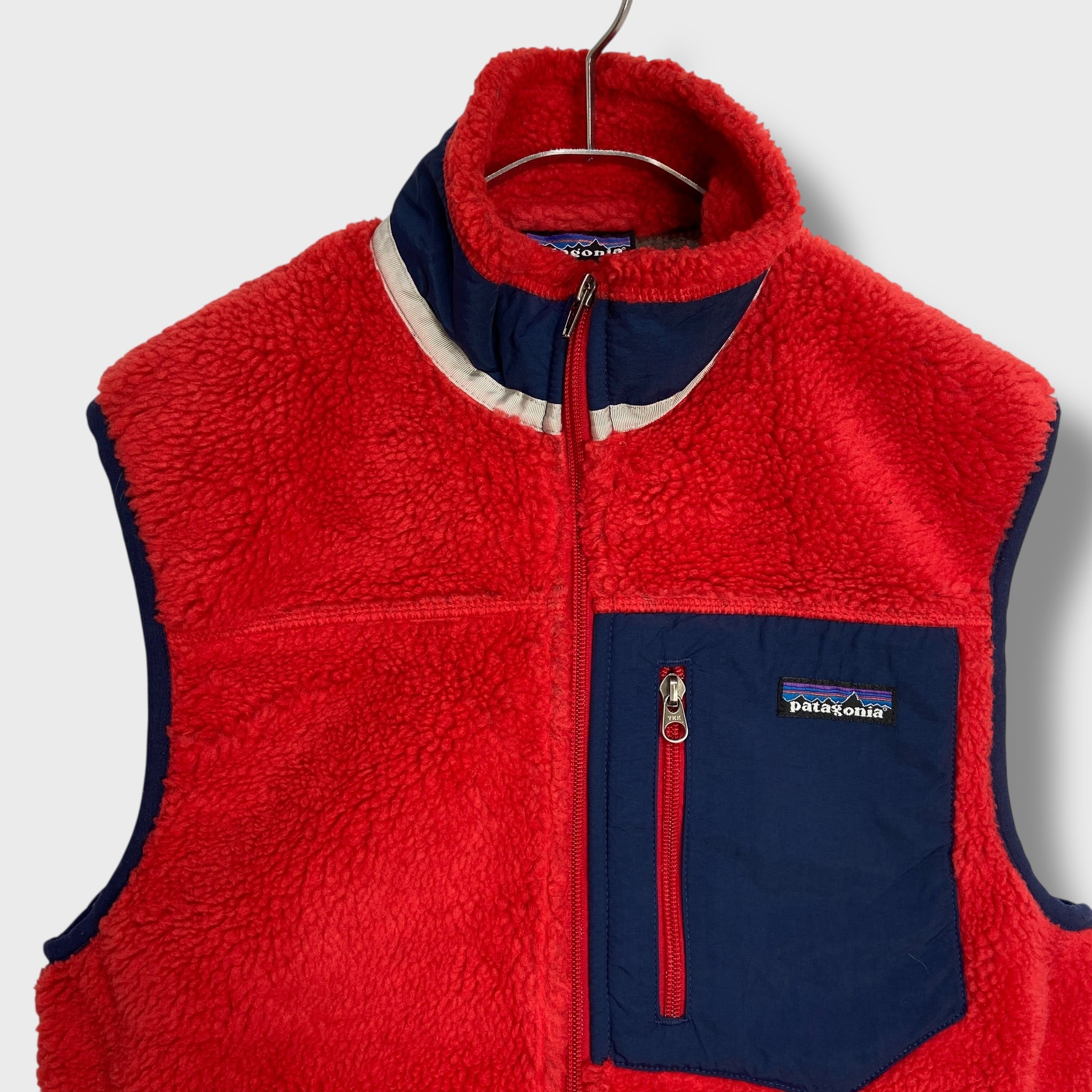 patagonia クラシックレトロXベスト ボアフリース 12年製 赤 S | 古着