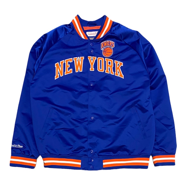 【Mitchell&Ness】LIGHTWEIGHT SATIN JACKET - KNICKS