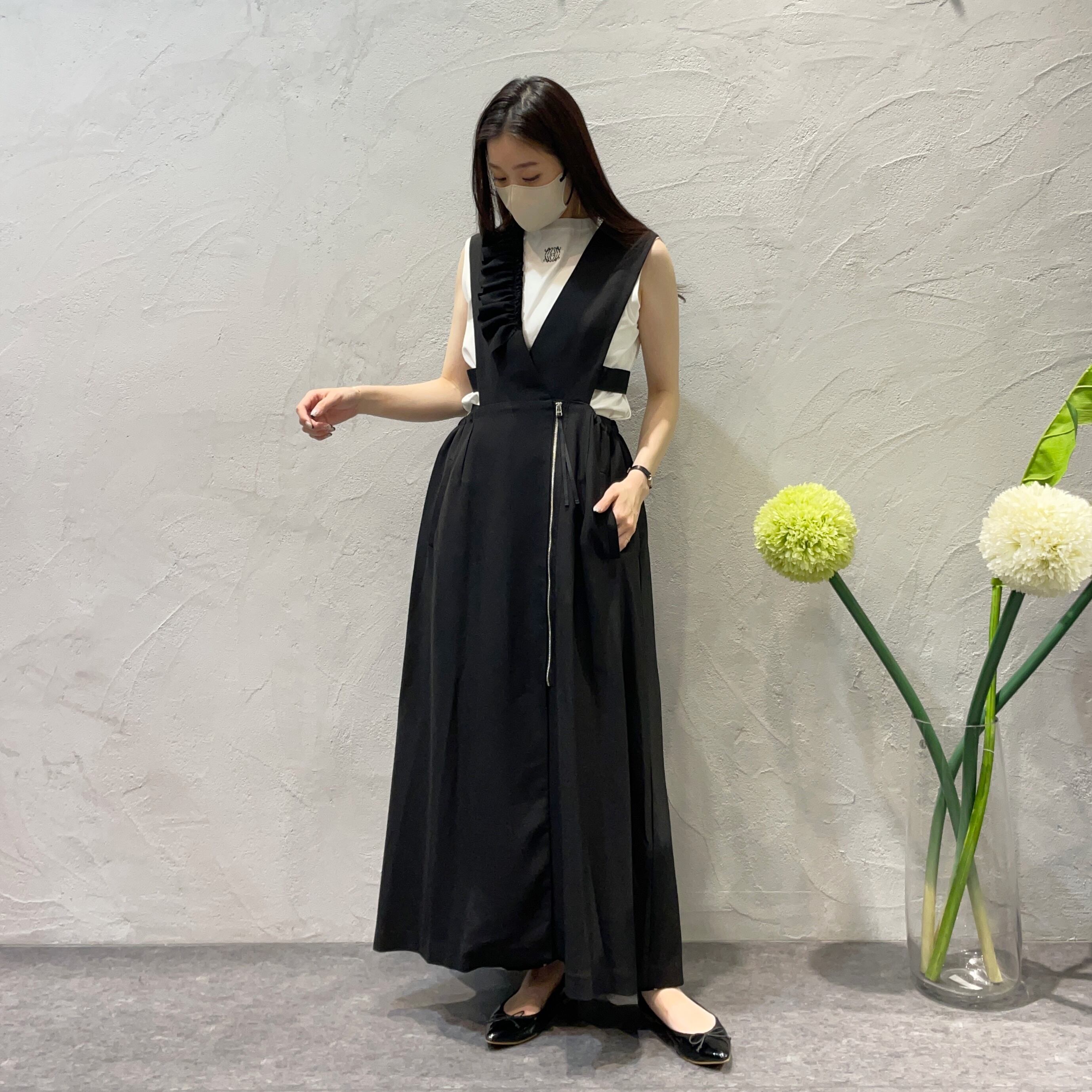 レビュー高評価の商品！ 今季新作 フリル取外しベスト パンツ