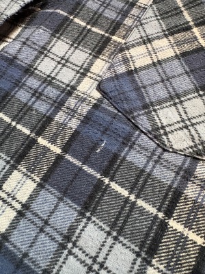 80〜90s / HABAND / print flannel check shirts