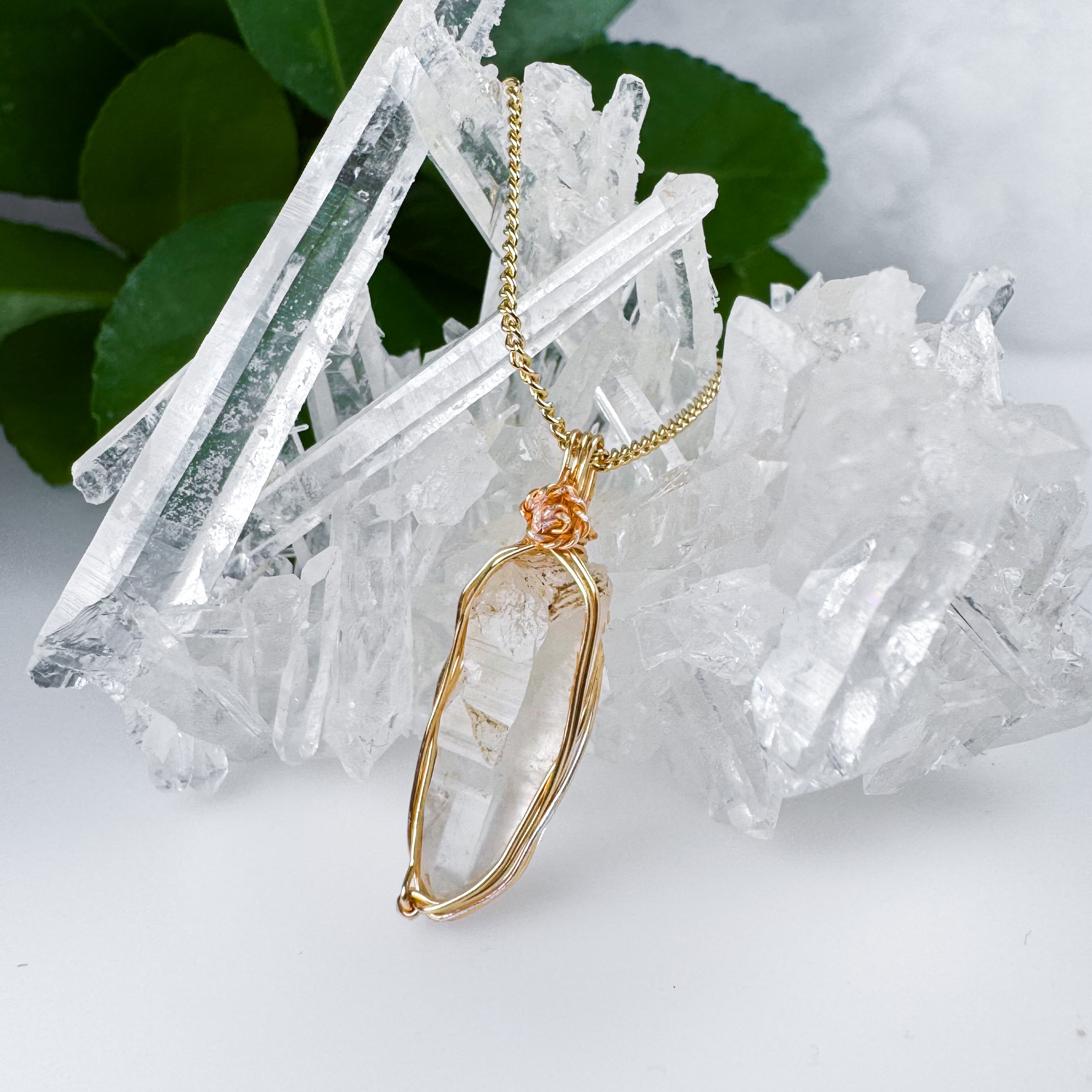 高千穂水晶ネックレス | sunday shop〜宮崎水晶アクセサリー〜