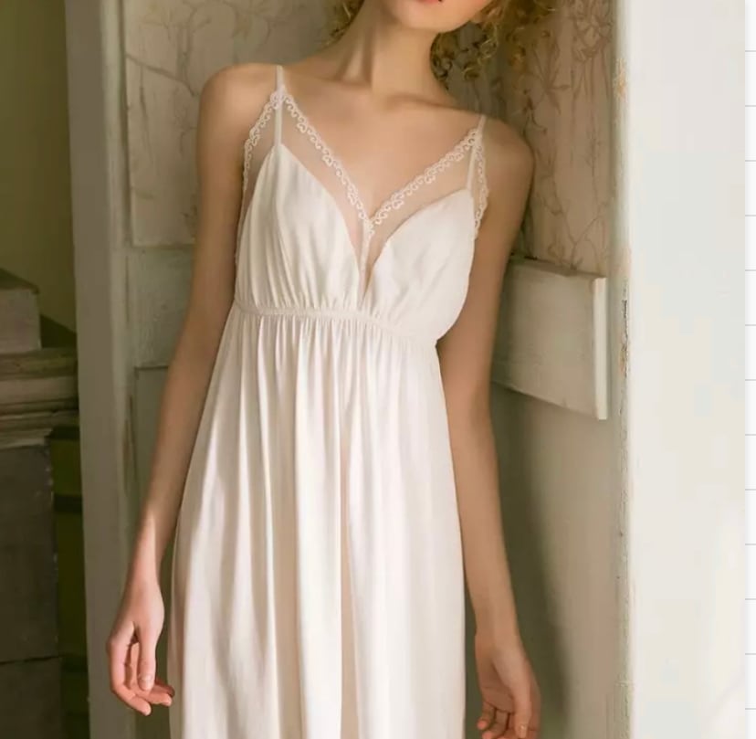 【2color/3size】white lace camisole  onepiece negligee　ｐ251