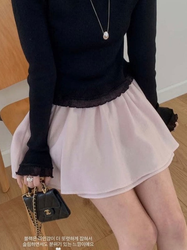 (予約) miel / Leaf skirt 3color